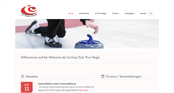 Desktop Screenshot of curling-thun.ch